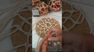 Узоры и схемы на новогодних шарах.  Макраме