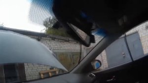 Установка зеркала с автозатемнением