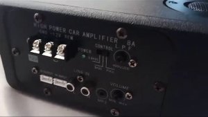 Сабвуфер под сиденье активный Pioneer DV-098 1600W
