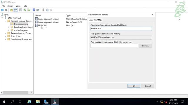 93 - Create Alias CNAME DNS Record смотреть онлайн