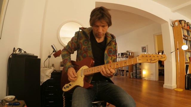 1969 Fender Telecaster Thinline candy apple red смотреть онлайн