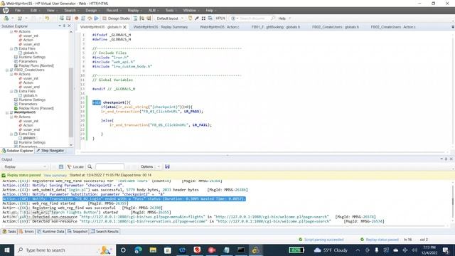 Error Handling in LoadRunner
