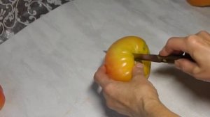 Томат Фероковкай. Первые зрелые плоды.