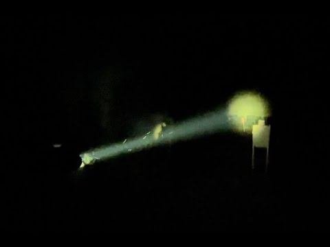 Испытания ночью Olight Odin TURBO