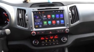 Магнитола LeTrun на Kia Sportage 2013 года