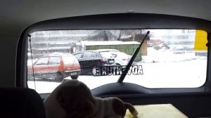 Работа заднего стеклоочистителя Skoda Yeti