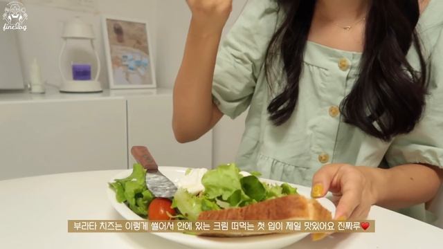 SUB)? 맛이 없을 수 없는 지속가능한 다이어트식단 요리브이로그(해초비빔밥,짜장면,그릭자두,불고기샌드위치)mukbang|food vlog|간헐적단식|slow diet|건강식
