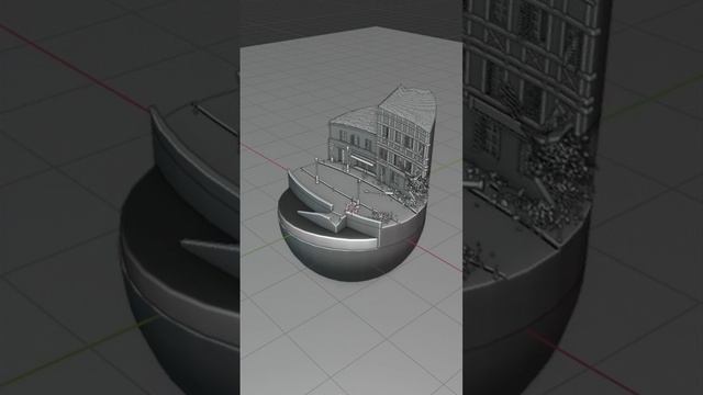 Моя вторая работа. А тебе нравится 3D моделирование? #blender  #видеоуроки #3dmodeling