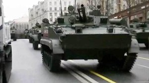 В параде на Красной площади принимают участие новейшие образцы российской военной техники