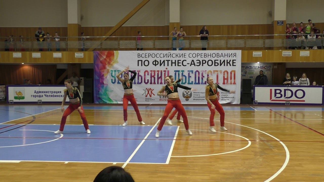 Команда "Факел. Величайшее шоу" г. Челябинск. Аэробика 5 человек. Мужчины, женщины. Финал. 28.04.19