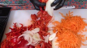 САЛАТ ДУНАЙСКИЙ НА ЗИМУ - Простой, быстрый рецепт салата на зиму.