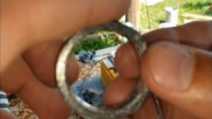 Кольцо глушителя на Хонда Дио. Уменьшаю диаметр кольца.