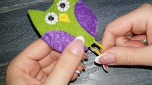 ?Как сделать интересную закладку// Закладка из фетра