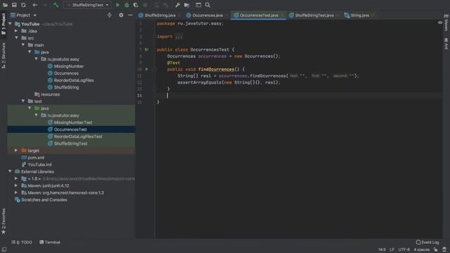 Решение задачи Occurrences After Bigram 100%. Java. Leetcode
