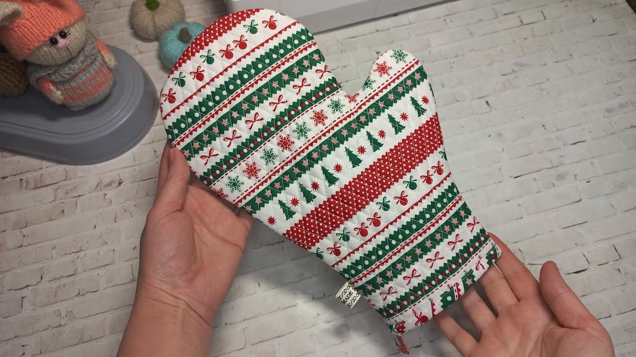 DIY/КАК СШИТЬ ПРИХВАТКУ-РУКОВИЧКУ #diy#sew#ручнаяработа#шьюсама