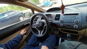 Honda Civic 4D приятная фишка с окнами.