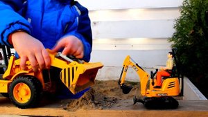 Экскаватор Bruder JCB 8010 CTS и другие машинки БРУДЕР | Toys 2 Boys