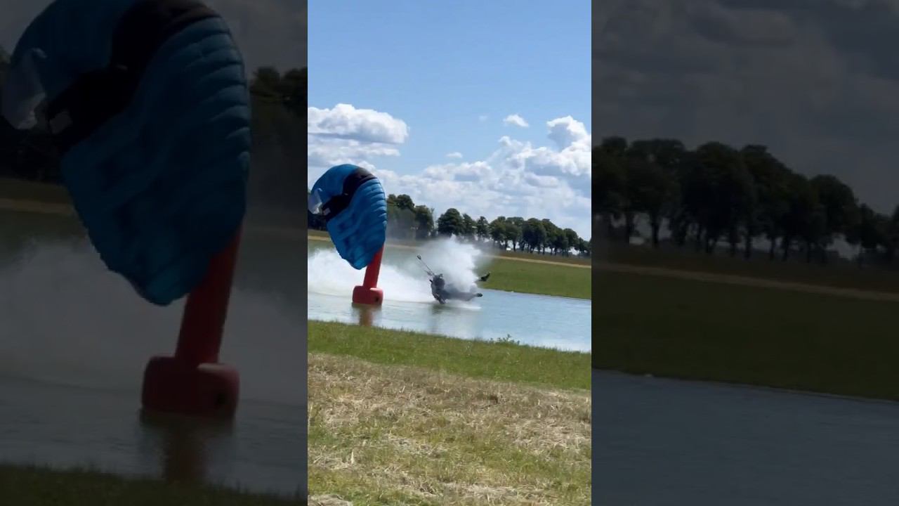 Падение парашютиста и удар об воду | Свуп #парашютист #скайдайвинг смотреть онлайн