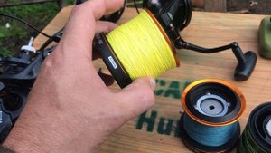 Как намотать леску на катушку в полевых условиях