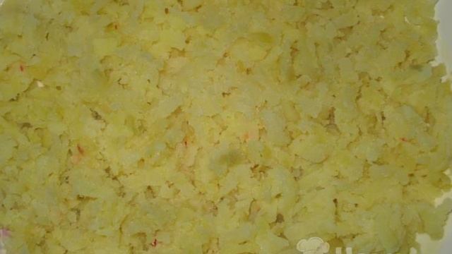 Слоёный салат с консервированной сардиной