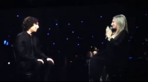 Barbra Streisand & Jason Gould, Live, "How Deep is the Ocean"