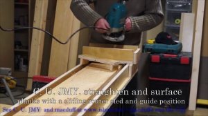 How to Router sled surfacer and planer.wmv