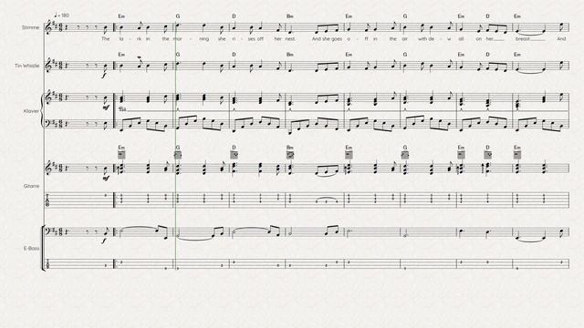 The Lark in the Morning v2 – D Major – 180 bpm – Metronom смотреть онлайн