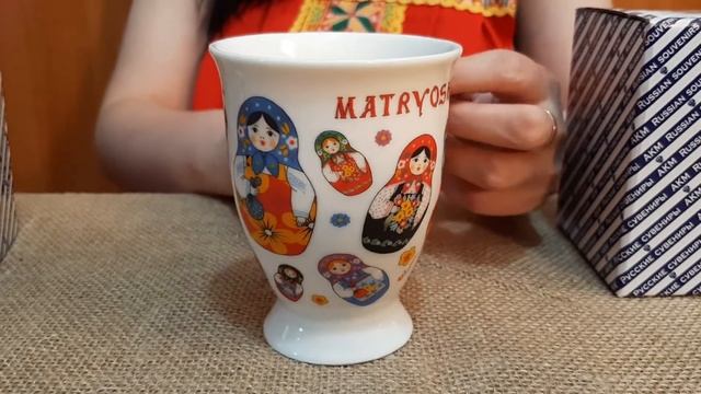 Сувенирная кружка матрешка | Кружка матрешка