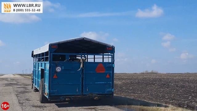 Тракторный прицеп скотовоз ТПС 6 для МТЗ 82
