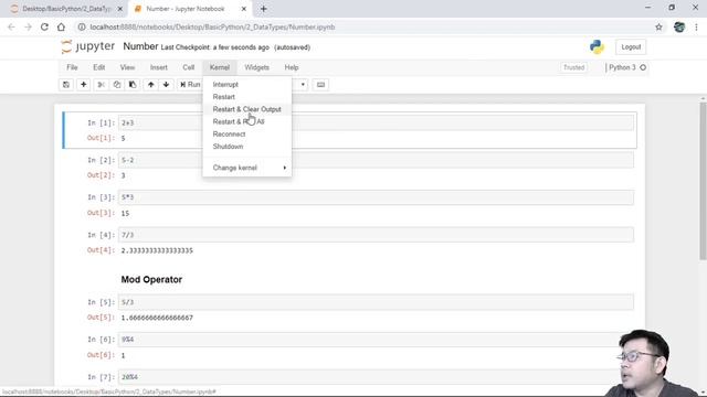 Basic Python - Data Types (Number_VariableAssignment)