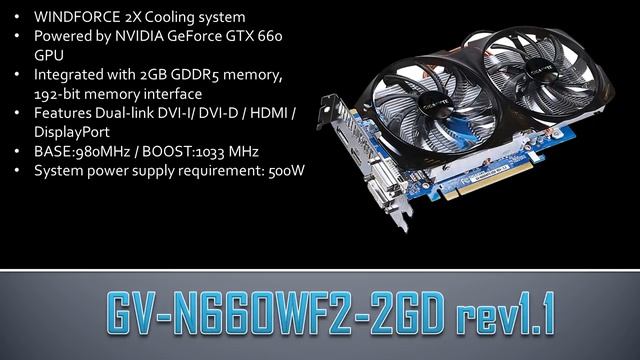 GV N660WF2 2GD rev1 1 смотреть онлайн