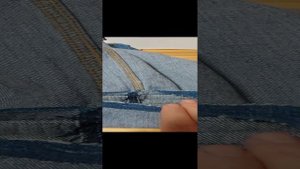 Как подшить джинсы с сохранением оригинального подворота (часть 1).