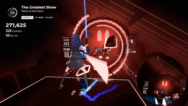 [Beat Saber] The Greatest Show - Panic! at the Disco - DLC (EXPERT+) смотреть онлайн