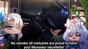 Genshin Impact React to Neuvilette and Wriothesley | Gacha Life 2