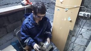 изготовление печки для обогрева палатки или шалаша