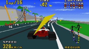 Virtua Racing [Sega Mega Drive] | [4K]