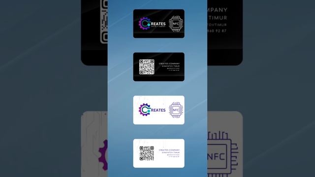 Дизайн умной визитки смотреть онлайн