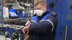 Нанесение клея роботом Universal Robots. Роботизация за 1 день.