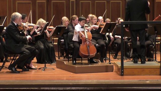 Andrew Y. Kim cello Kabalevsky cello concerto No. 1 in G minor I. Allegro