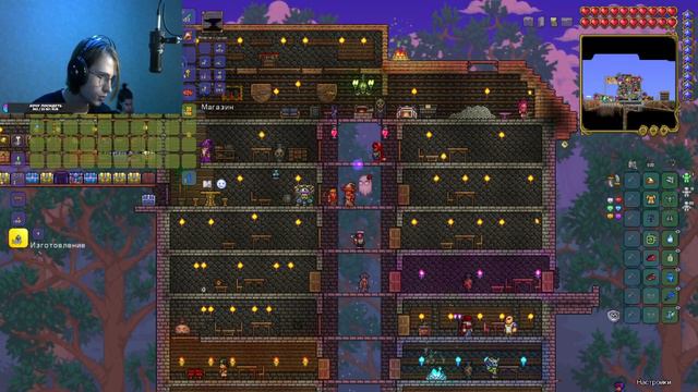 Terraria Hard 4+-5 LOKK🔒 - от 6 декабря 2022. [Twitch: cyberbooblik] смотреть онлайн