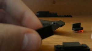 Сборка военного самолета из LEGO
