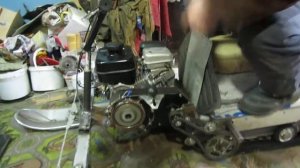 Натяжитель цепи с реверс-редуктором