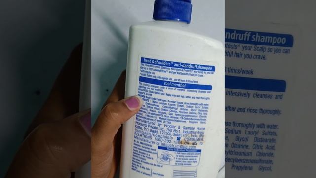 Head & Shoulders Anti-Dandruff Shampoo|| Cool Menthol||Genuine Reviews||Benefits &how to use. смотреть онлайн