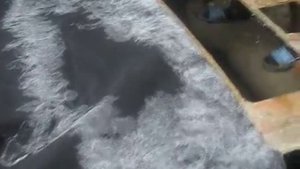 Перетяжка потолка AUDI 80 карпетом 2