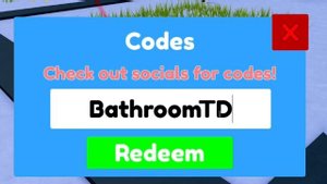 *NEW* ALL WORKING CODES FOR BATHROOM TOWER DEFENSE X IN 2023 ROBLOX BATHROOM TOWER DEFENSE X CODES