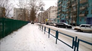 2020-11-08 Warmer to +4°C, snow is melting, Bratsk, Siberia, Russia