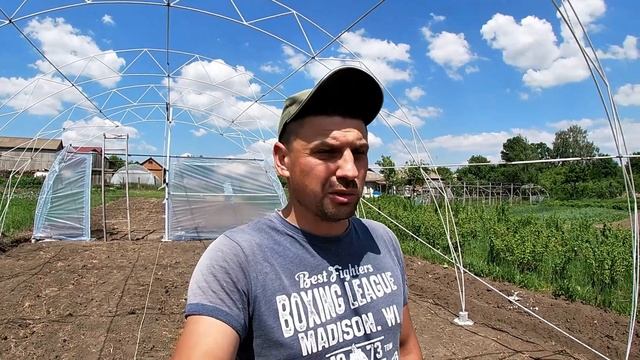 Теплиця з арматури. Як це? Частина 2