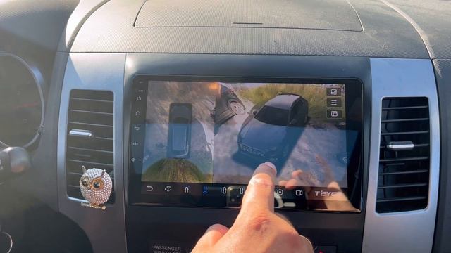 Штатная магнитола Teyes 360 для Mitsubishi Outlender XL смотреть онлайн