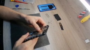 Разборка Xiaomi Redmi 9a, замена дисплея (модуля), как правильно разобрать.