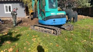 Статический обзор   Мини экскаватора  кубота kubota Rx 505 кубовая